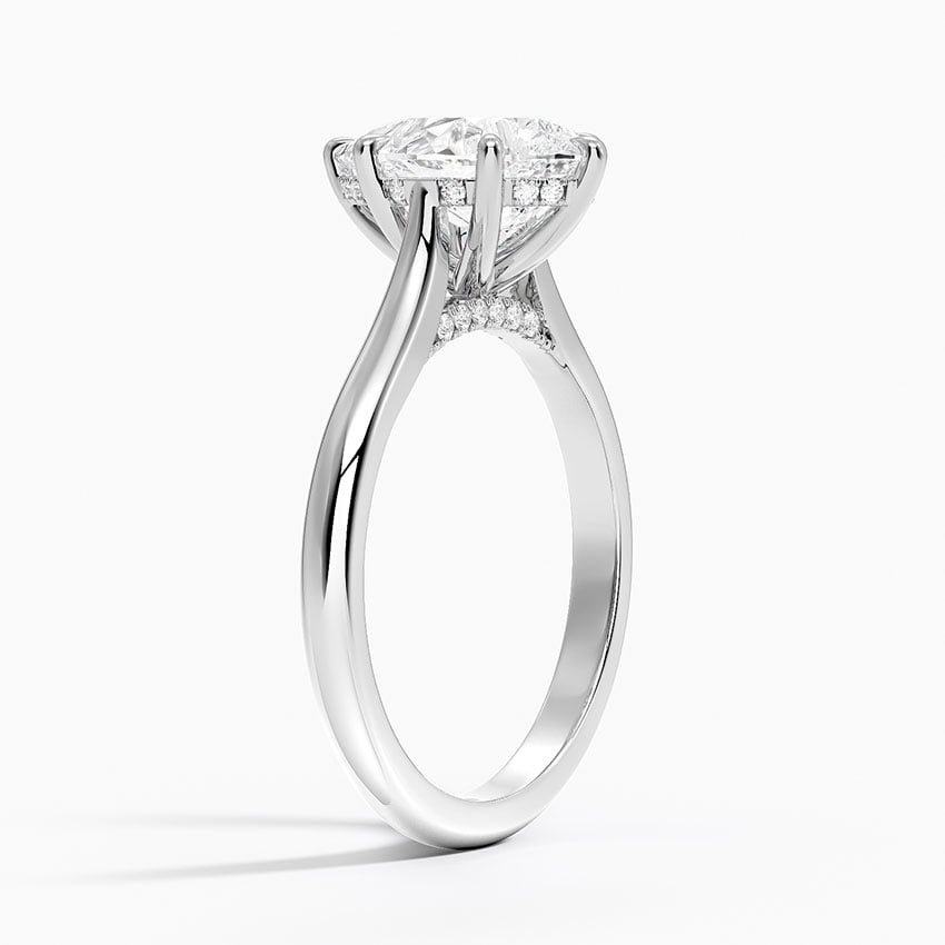 18K White Gold Dawn 2mm Diamond Ring