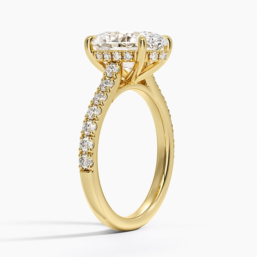 Grand Lissome Diamond Ring in 18K Yellow Gold