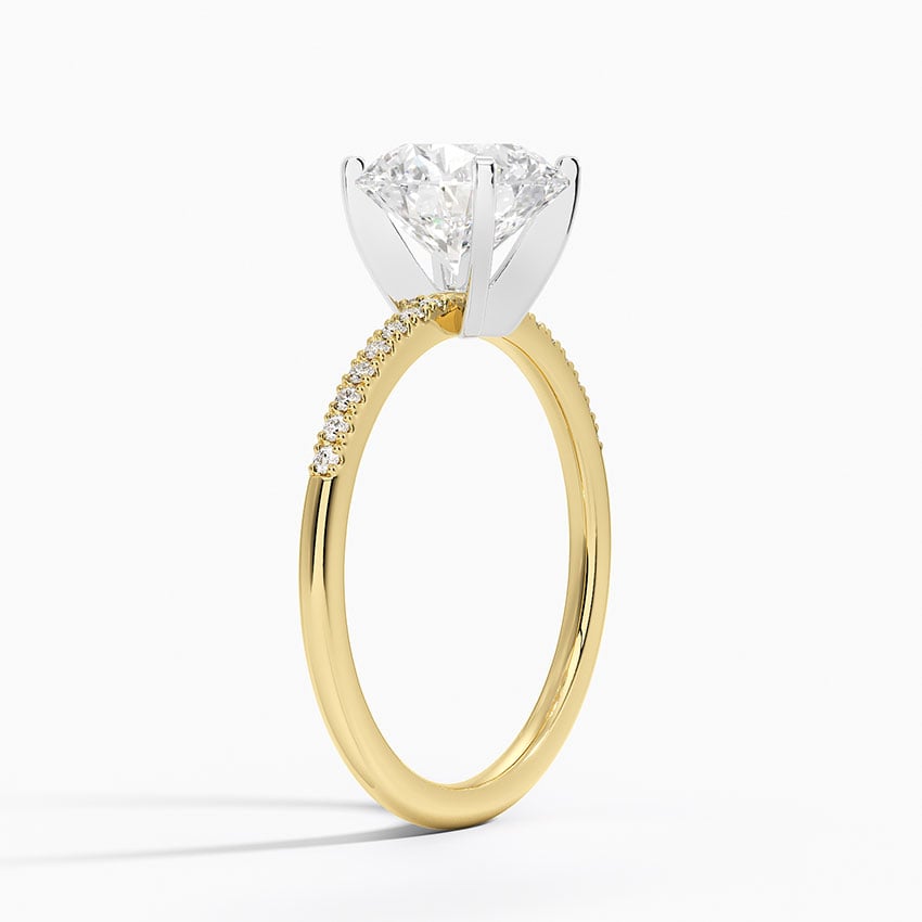 18K Yellow Gold Whisper Diamond Ring