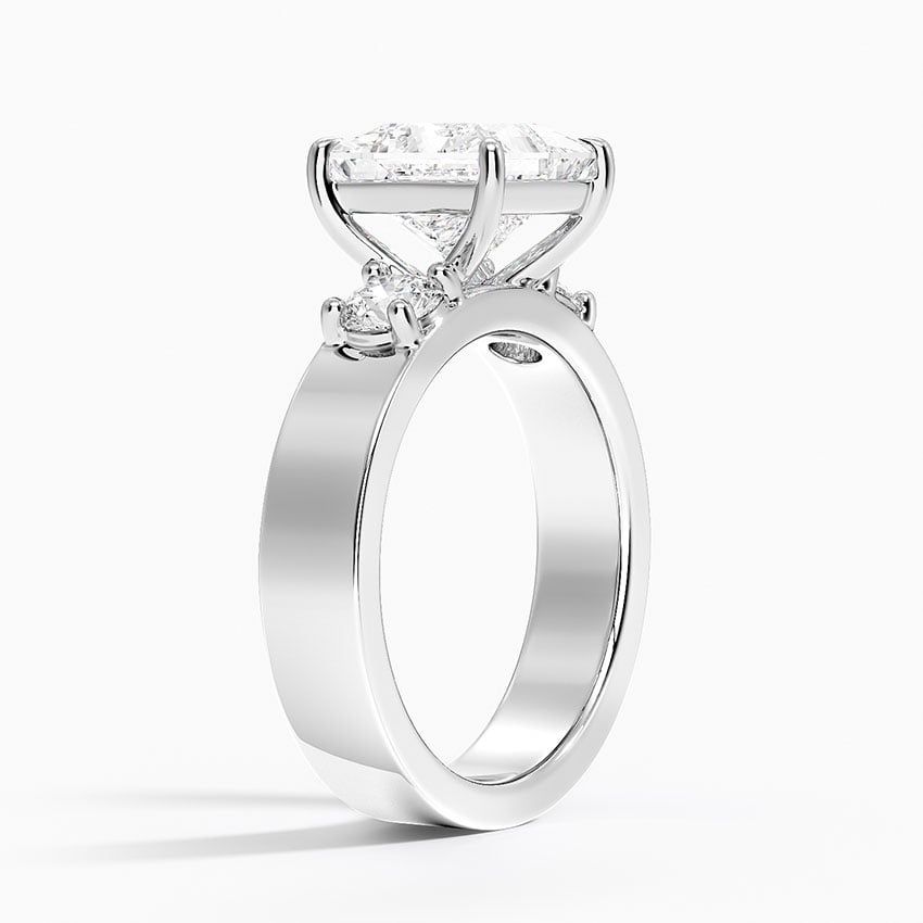 18K White Gold Peyton Three Stone Diamond Ring (1/2 ct. tw.)