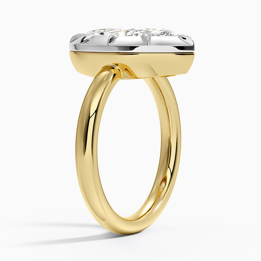 Harper Mixed Metal Solitaire Ring