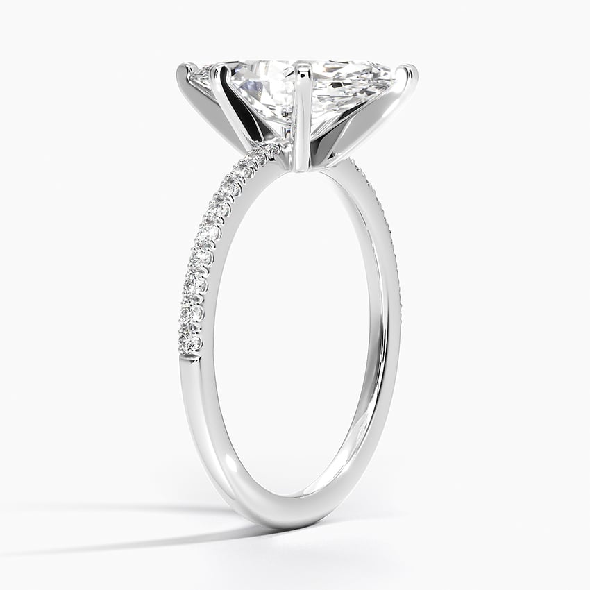 Scalloped Pavé Diamond Ring