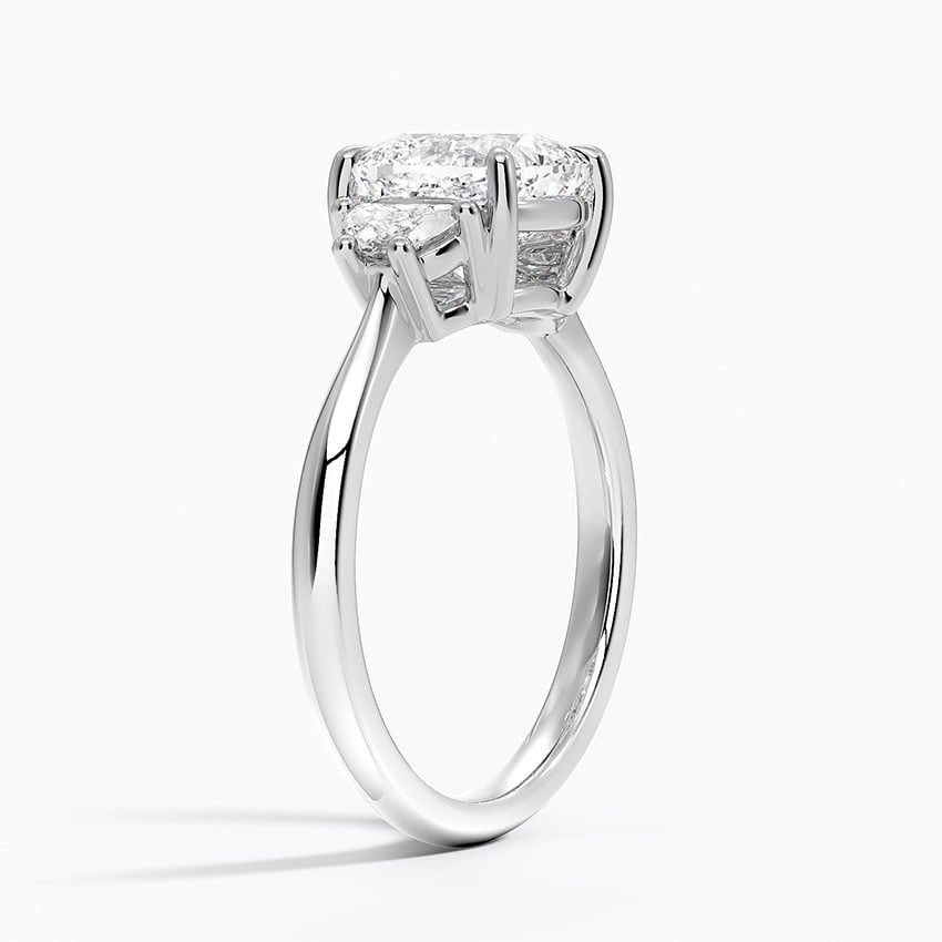 Half Moon Three Stone Diamond Ring (1/4 ct. tw.)