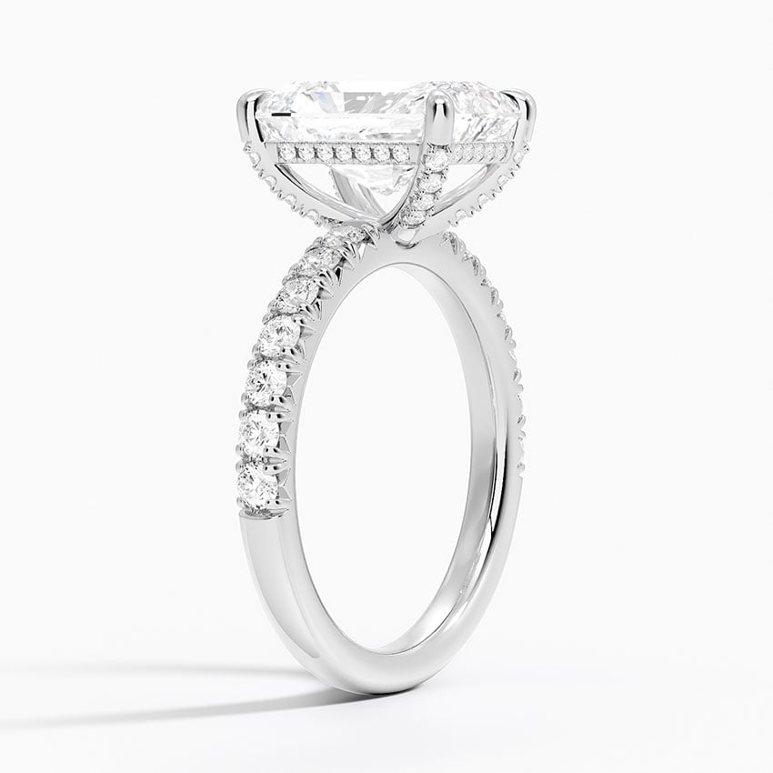18K White Gold Petite Olympia Diamond Ring
