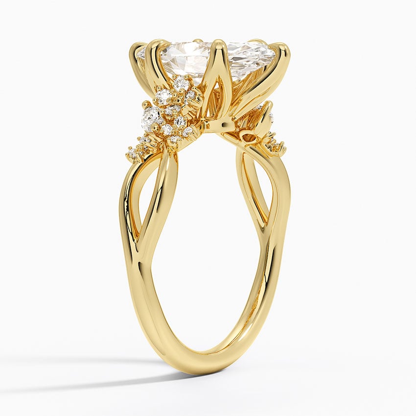 18K Yellow Gold Summer Blossom Diamond Ring (1/4 ct. tw.)