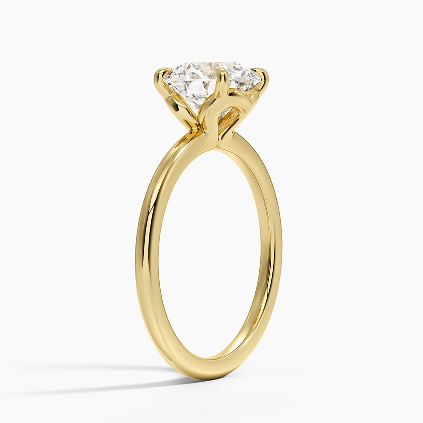 Hidden Heart Solitaire Ring