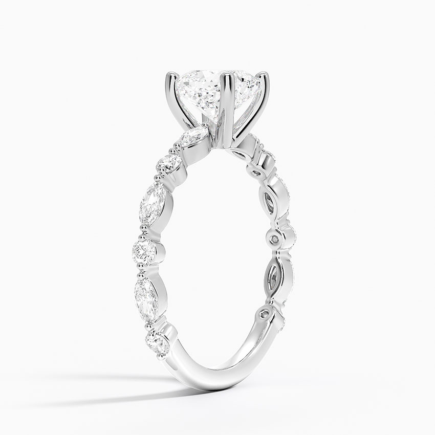 Platinum Luxe Versailles Three-Quarter Coverage Diamond Ring (1/2 ct. tw.)