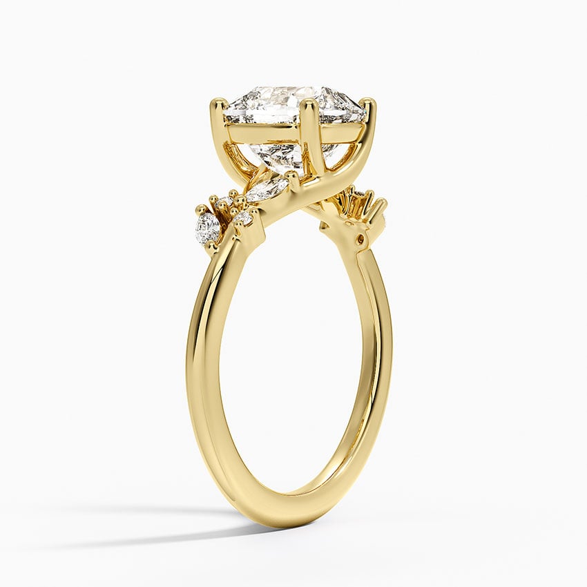 Marquise Cluster Engagement Ring - Arden