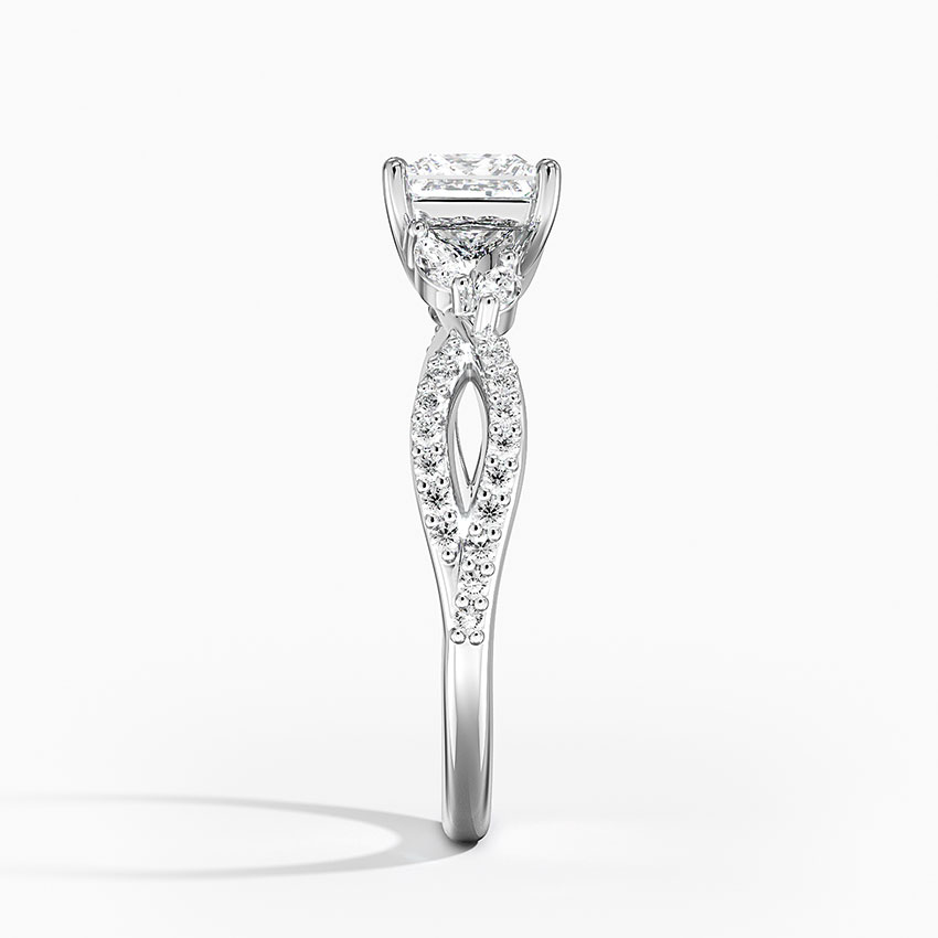 Diamond Vine Engagement Ring Luxe Willow Brilliant Earth