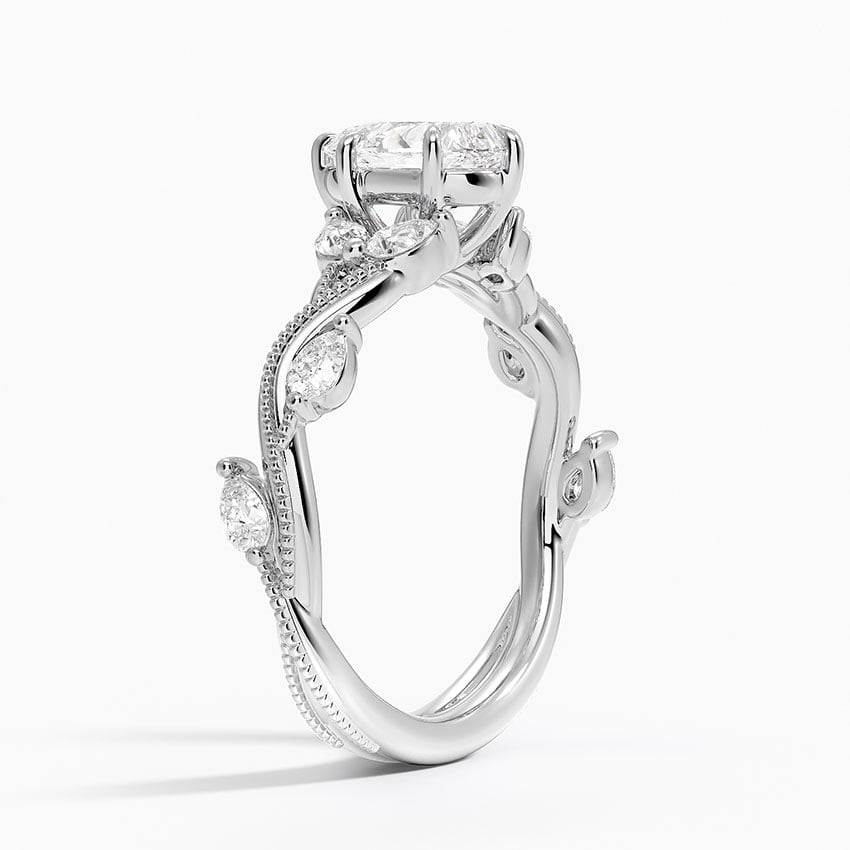 18K White Gold Vintage Secret Garden Diamond Ring (3/8 ct. tw.)