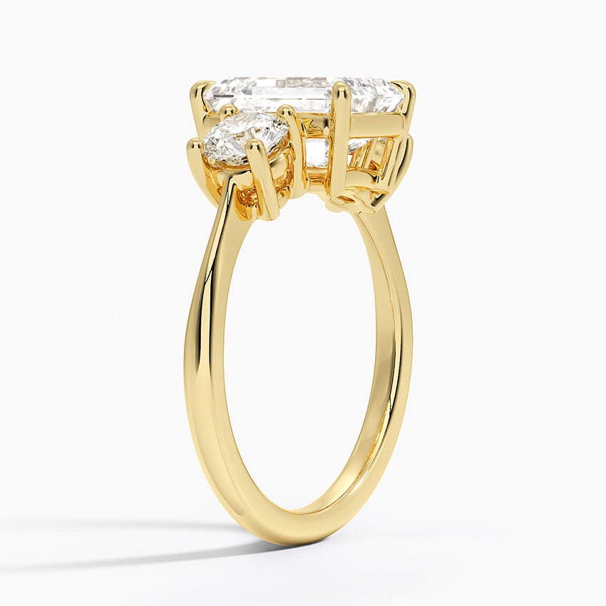 18K Yellow Gold Luxe Selene Three Stone Diamond Ring (2/3 ct. tw.)