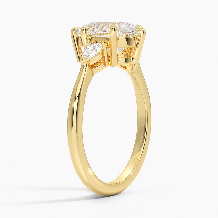 Petite Opera Three Stone Diamond Ring - Brilliant Earth