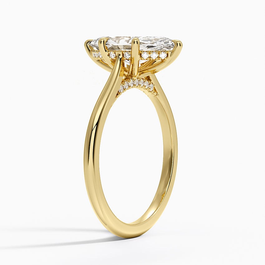 18K Yellow Gold Dawn Diamond Ring