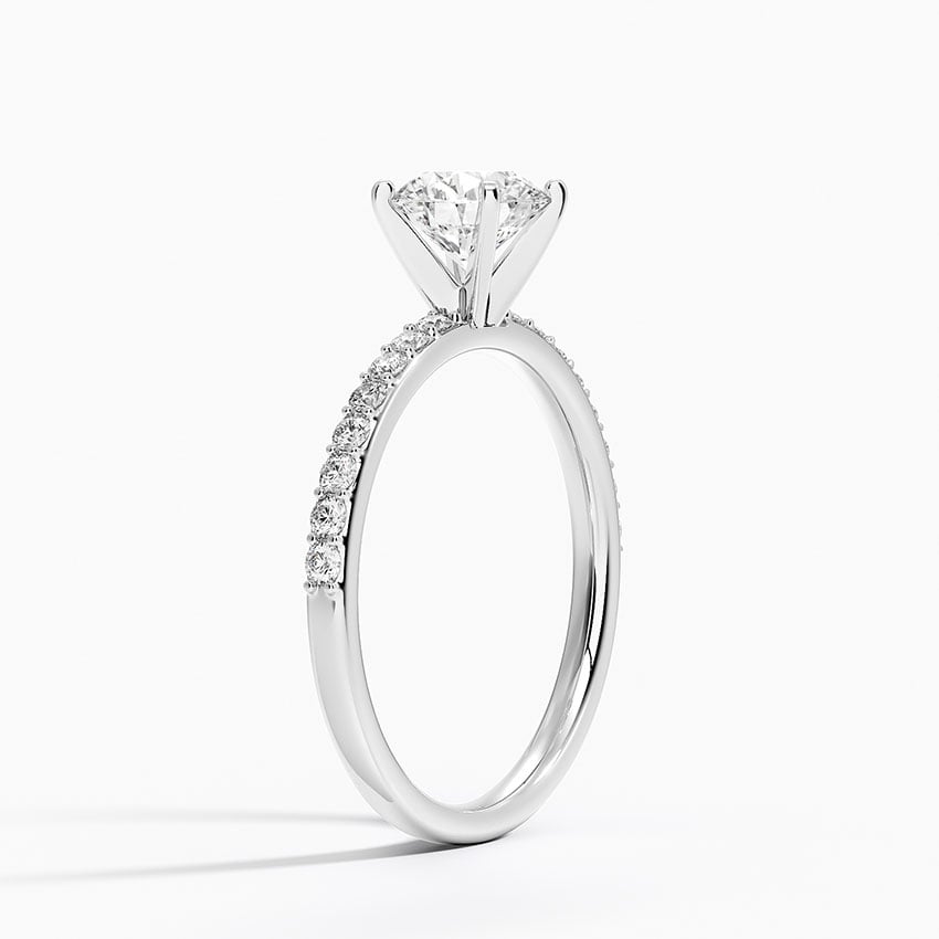 Delicate Shared Prong Diamond Ring - Brilliant Earth
