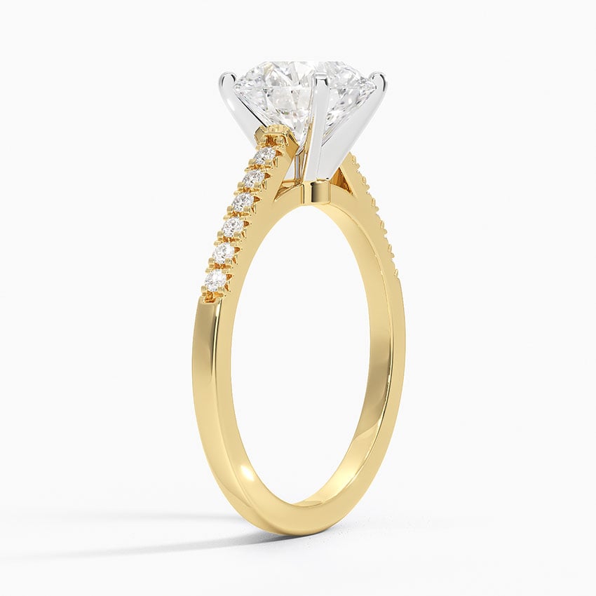 18K Yellow Gold Sonora Diamond Ring