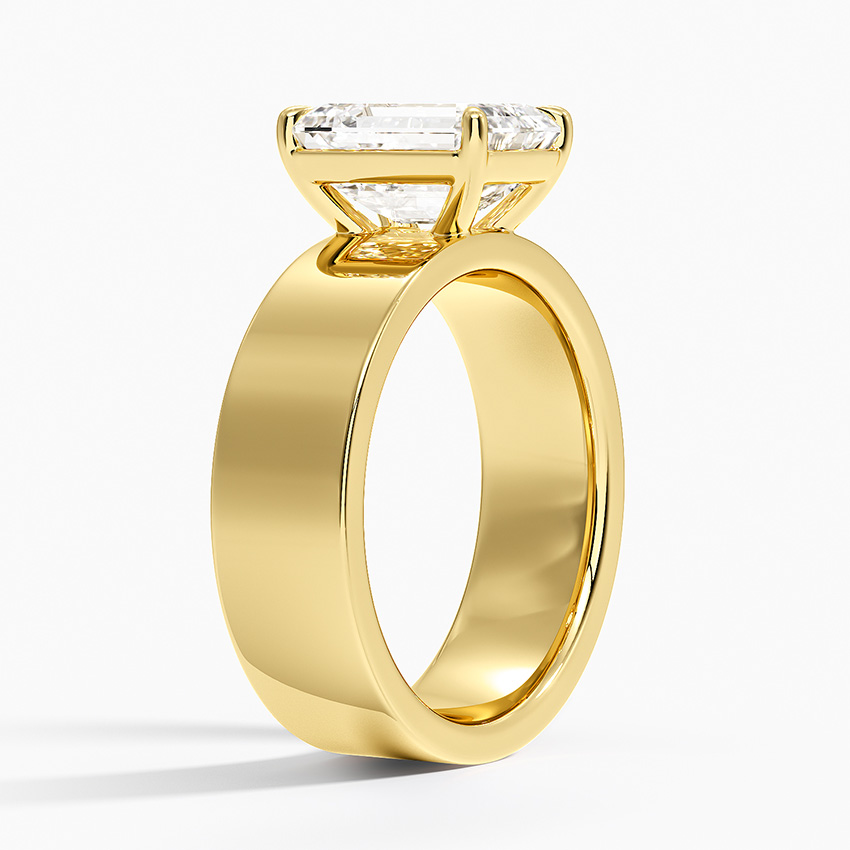 18K Yellow Gold Peyton 6mm Solitaire Ring