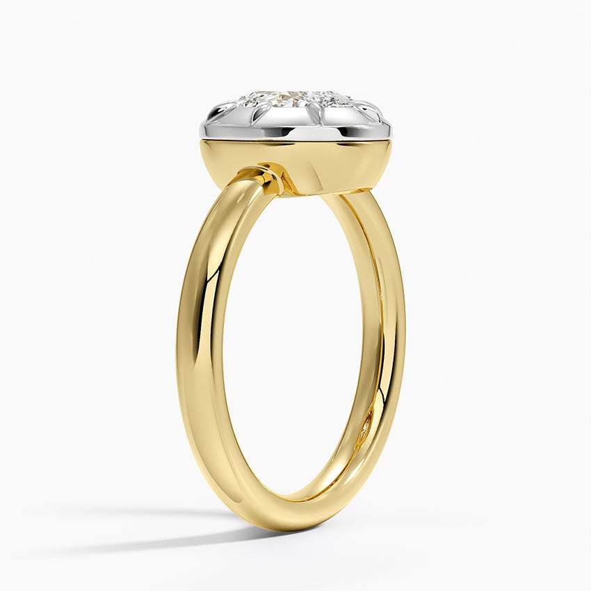Harper Mixed Metal Solitaire Ring