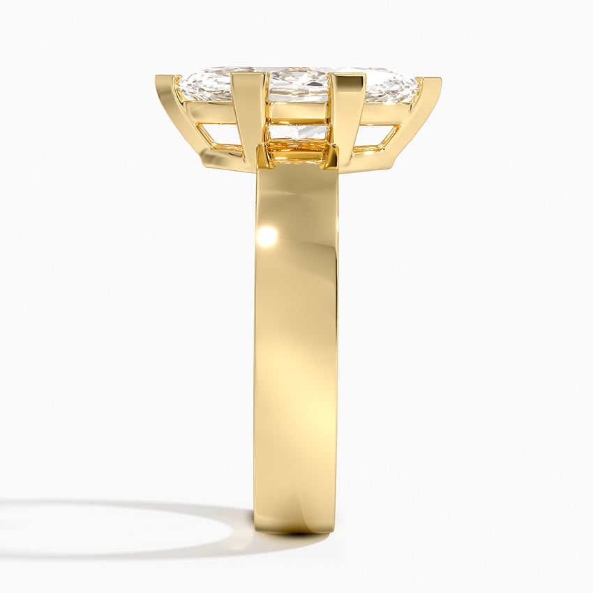 18K Yellow Gold Parker Solitaire Ring