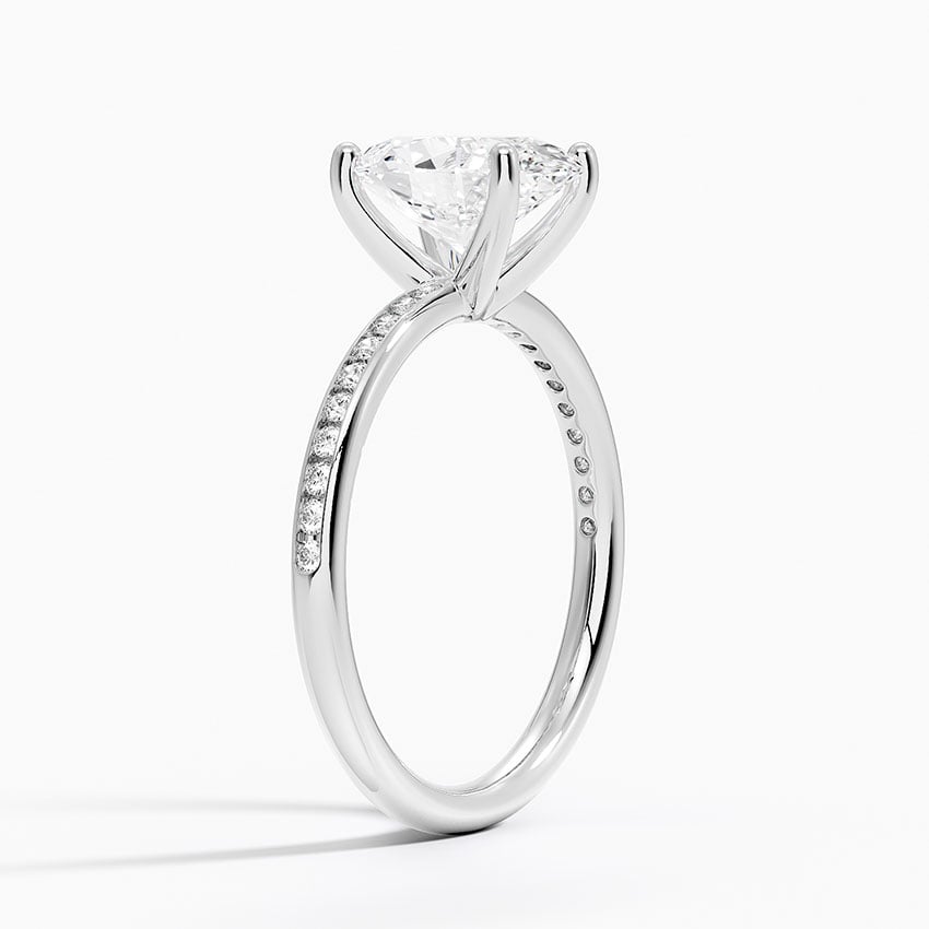 18K White Gold Tabitha Channel Set Diamond Ring
