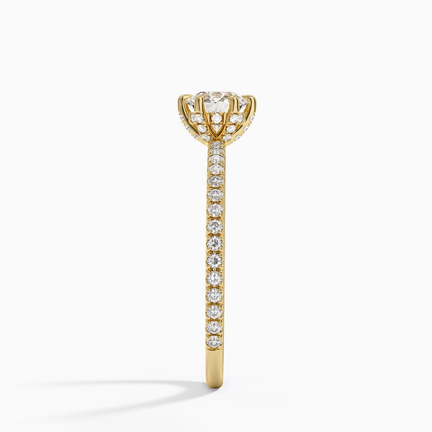 18K Yellow Gold Luxe Viviana Six-Prong Diamond Ring (1/3 ct. tw.)