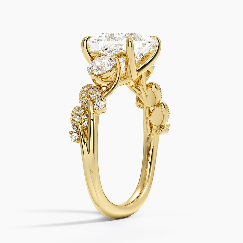 Canopy Three Stone Diamond Ring
