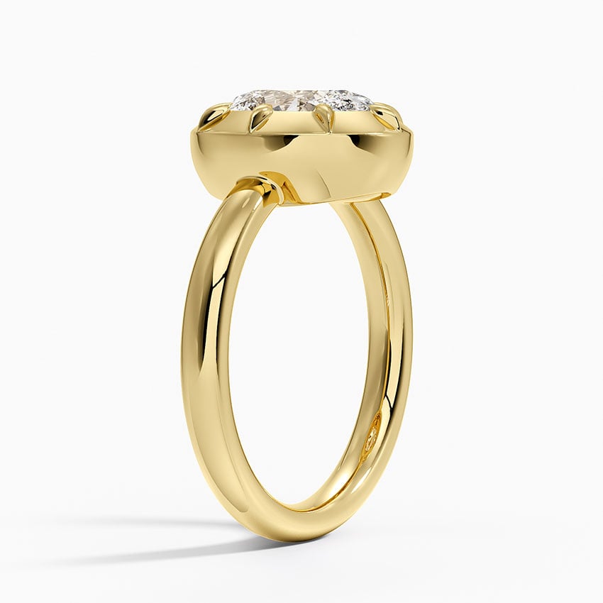Harper Bezel Prong Solitaire Ring