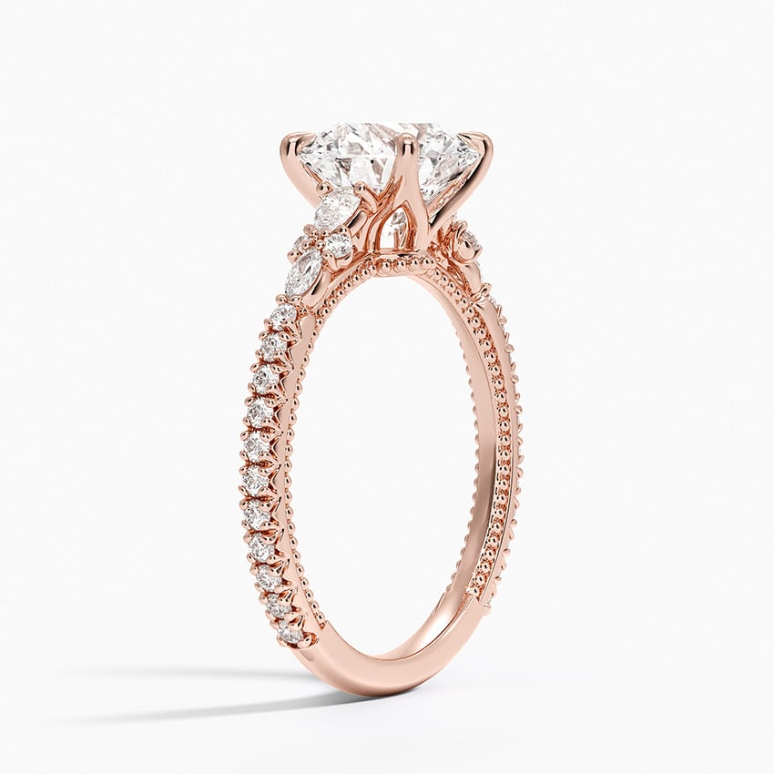 Floral Cluster Diamond Ring