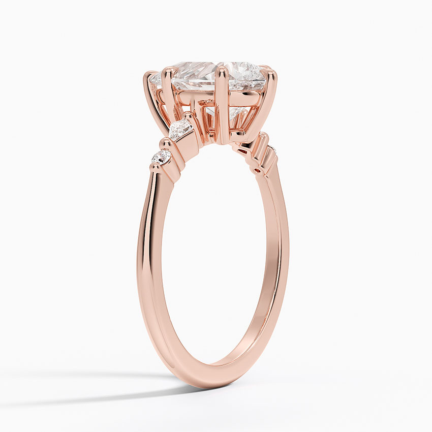 14K Rose Gold Soraya Diamond Ring