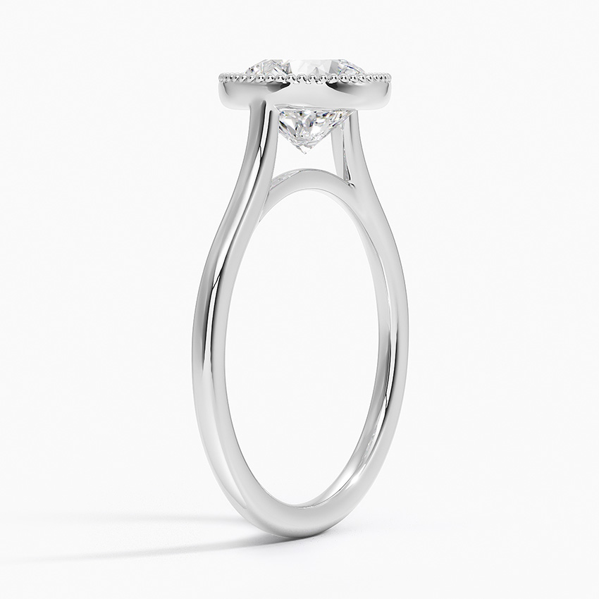 Margot Bezel Ring in Platinum