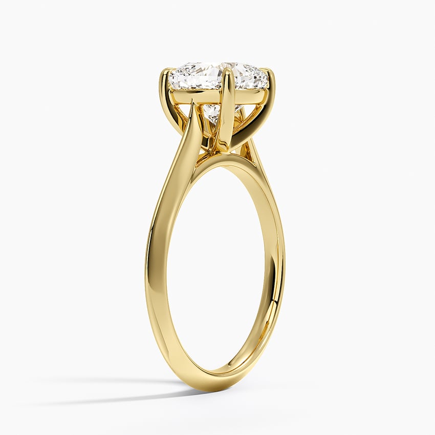 Piper Knife Edge Solitaire Ring