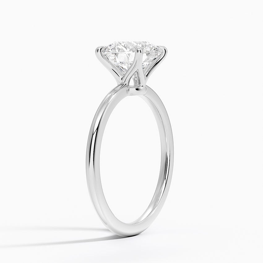 Platinum Petite Elodie 1.5mm Ring