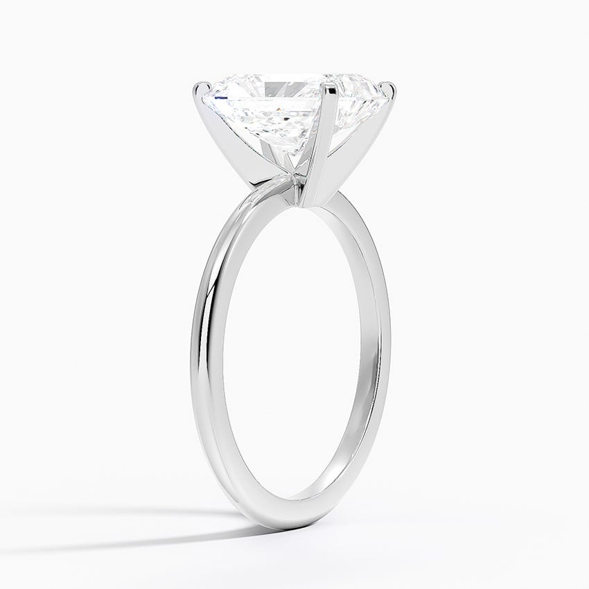 Four-Prong Petite Comfort Fit Solitaire Ring - Brilliant Earth