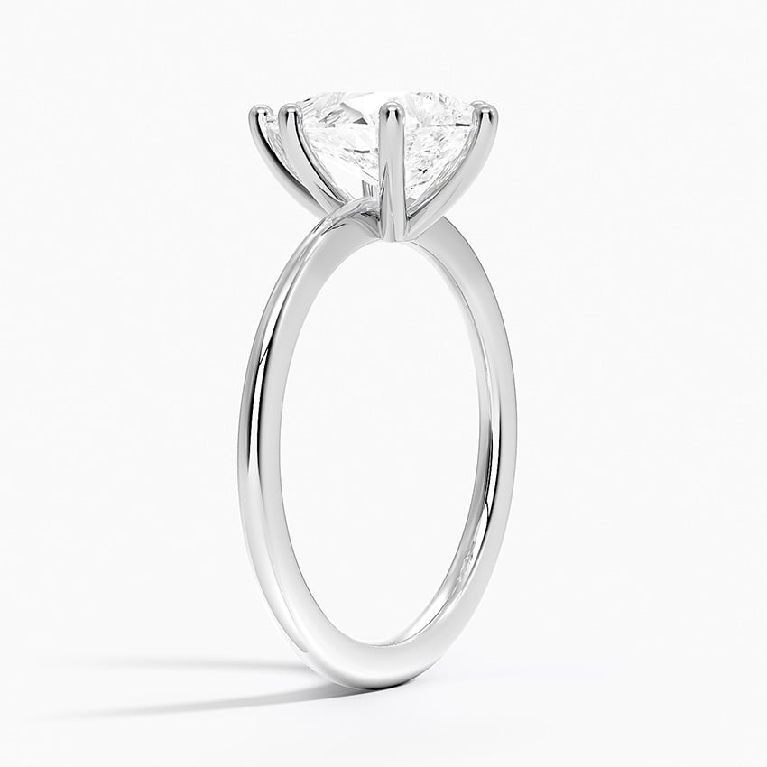 18K White Gold Aimee Solitaire Ring