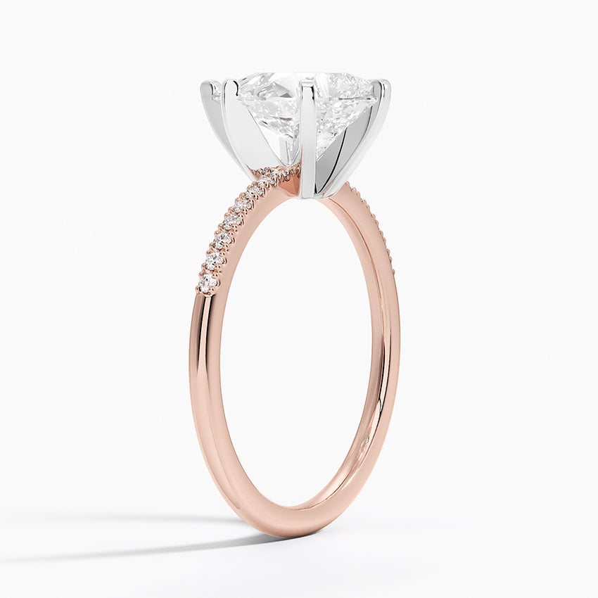 14K Rose Gold Whisper Diamond Ring