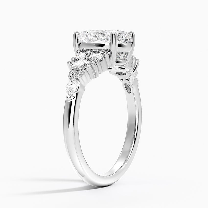 18K White Gold Jacqueline Diamond Ring