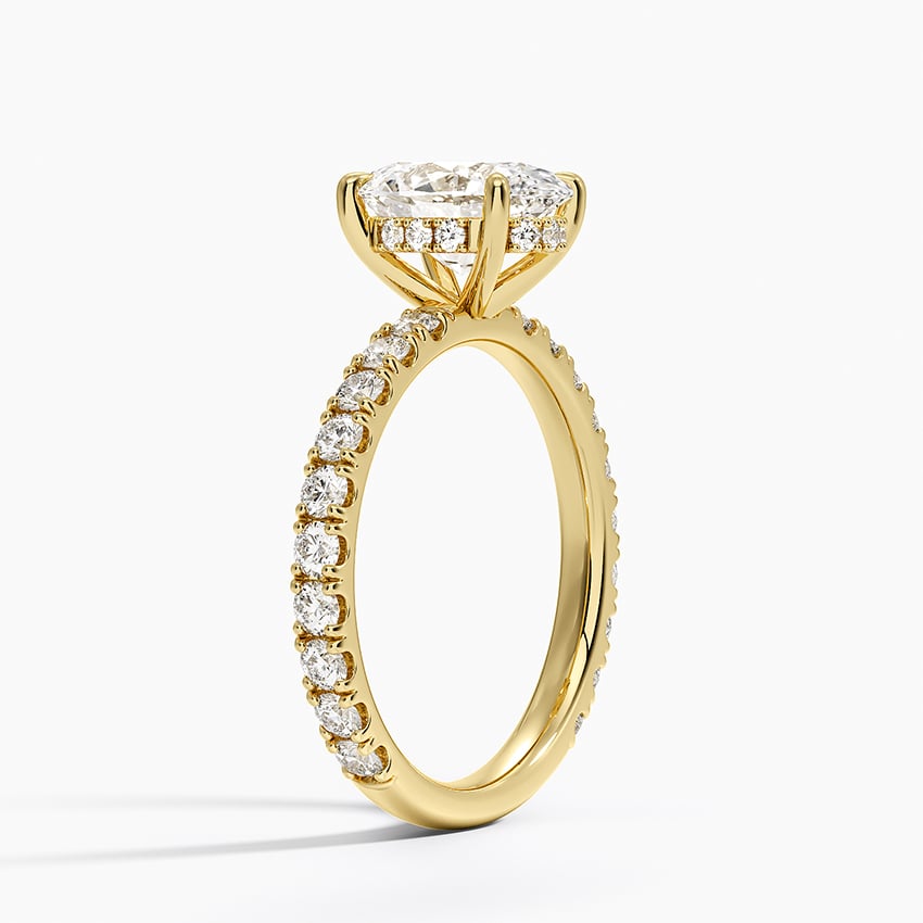 18K Yellow Gold Grand Perfect Fit Three-Quarter Diamond Ring