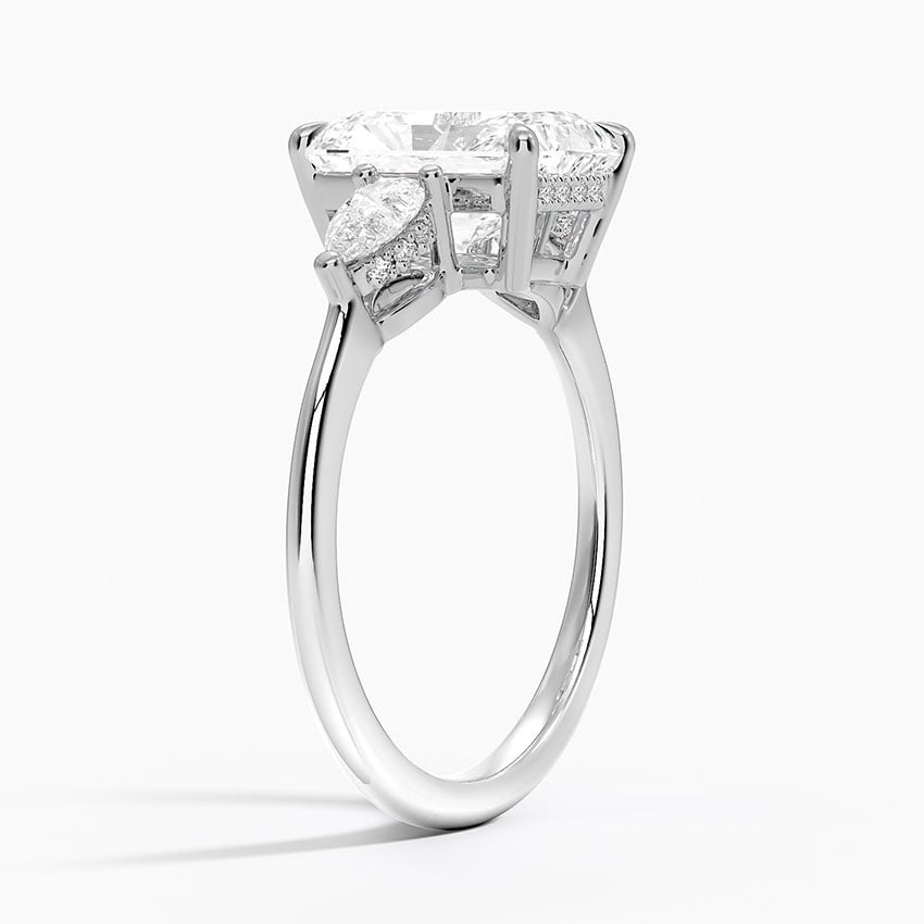 Adorned Opera Three Stone Diamond Ring - Brilliant Earth