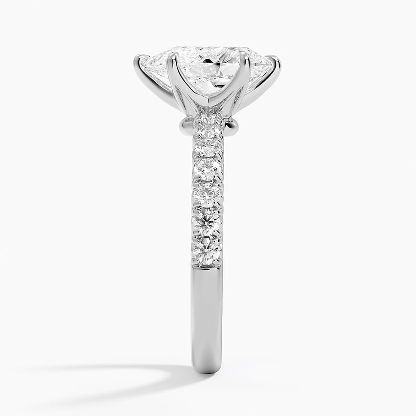 Luxe Amelie Diamond Ring (3/8 ct. tw.) in 18K White Gold