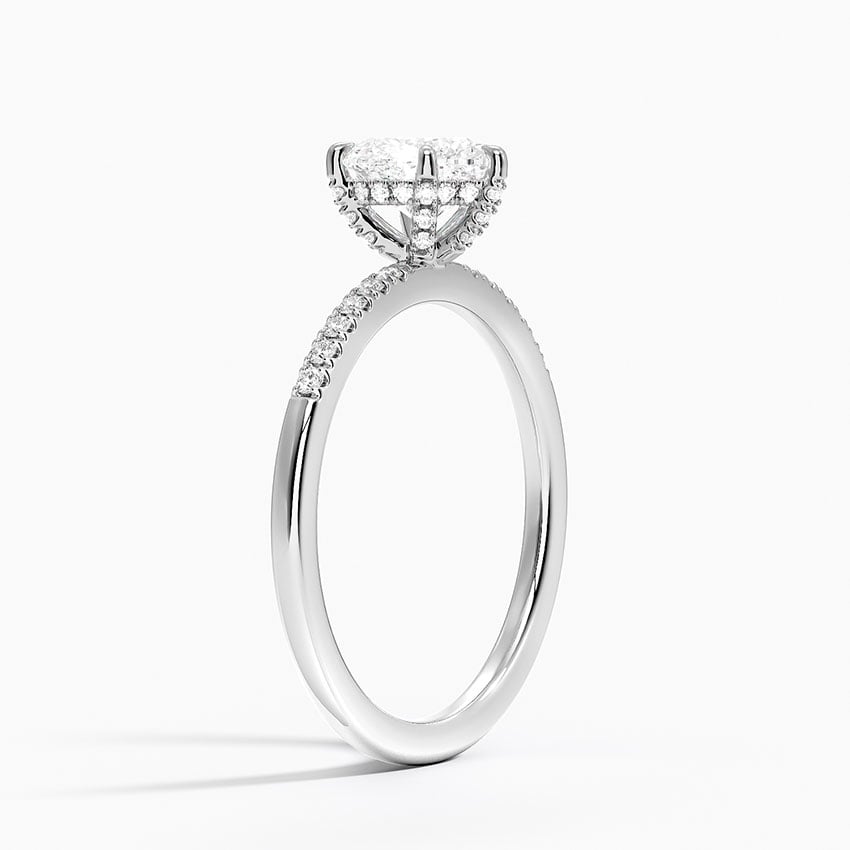 18K White Gold Petite Viviana Diamond Ring (1/6 ct. tw.)