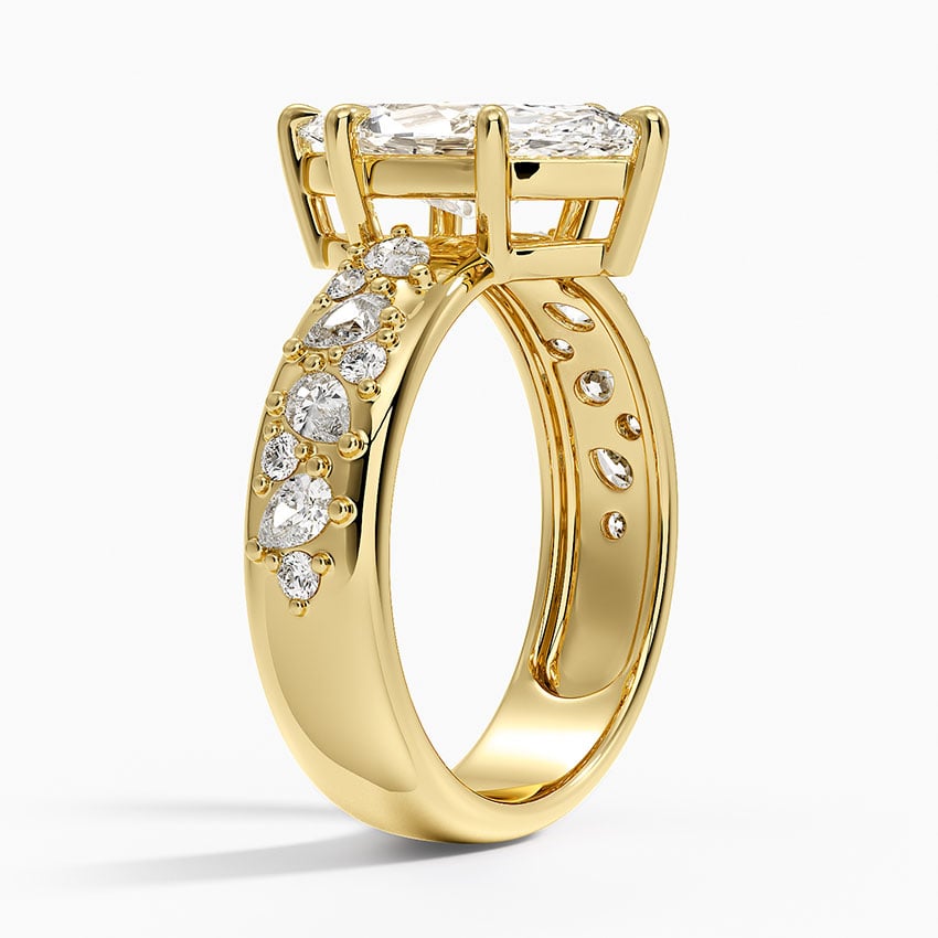 Mosaic Olivetta Three-Quarter Coverage Diamond Ring