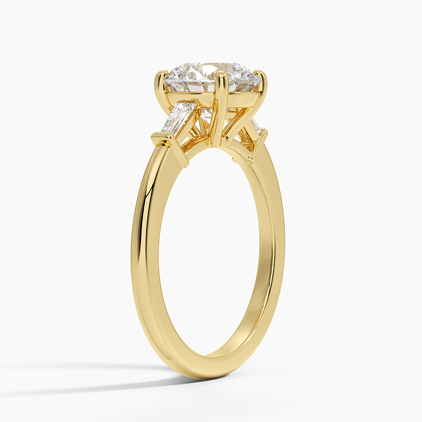 Tapered Baguette Engagement Ring