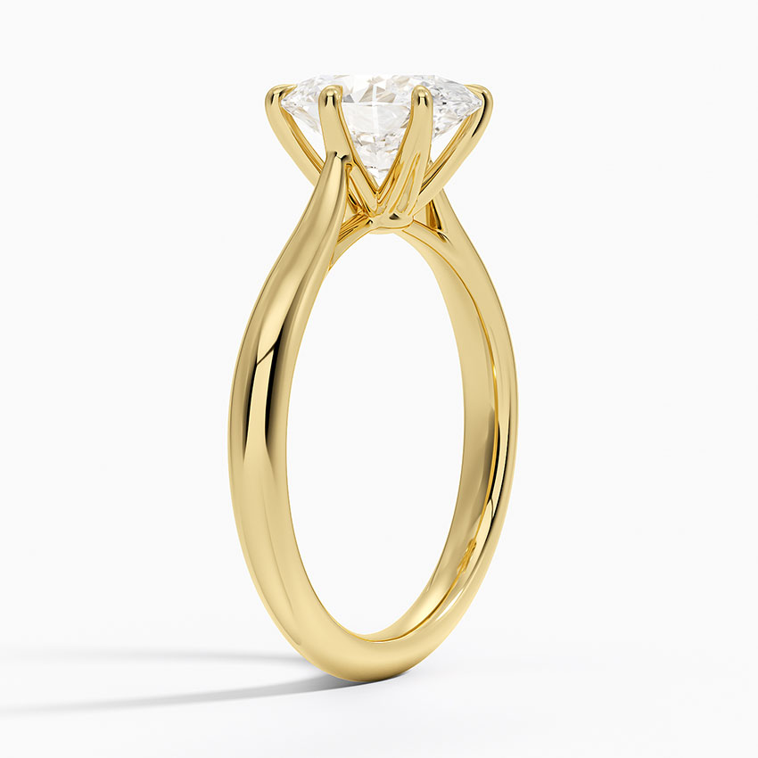 18K Yellow Gold Catalina Solitaire Ring