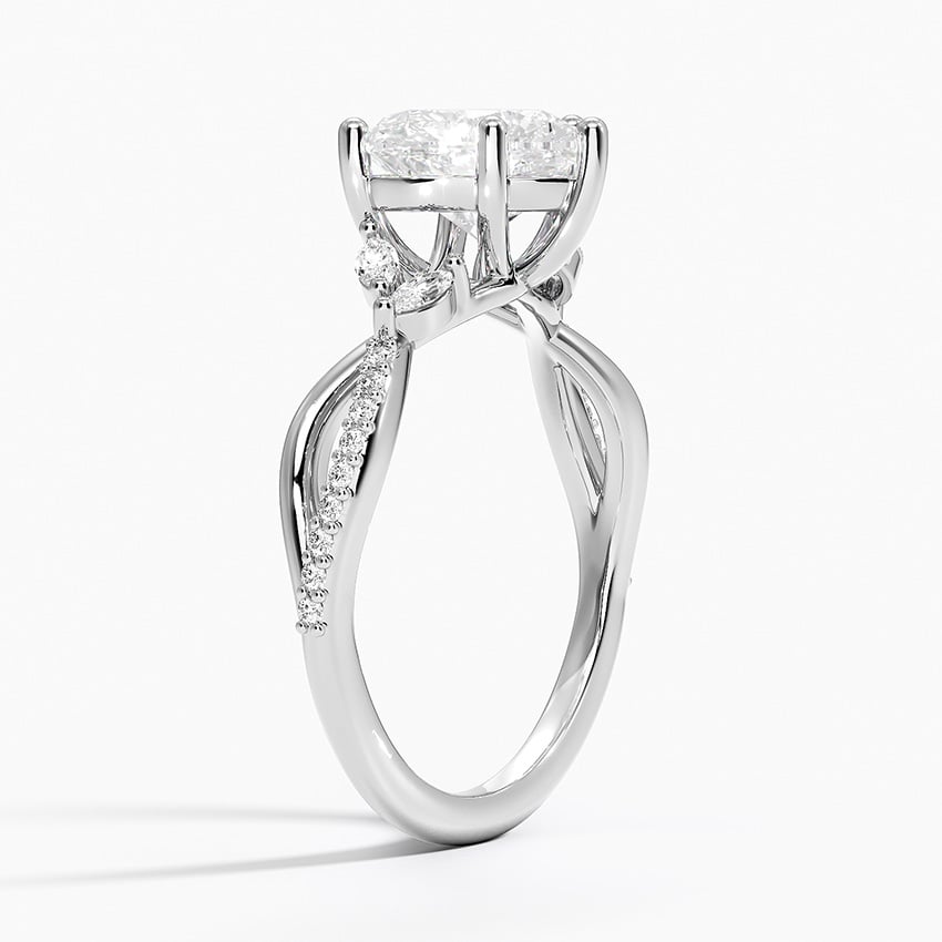 Petite Twisted Willow Diamond Ring - Brilliant Earth