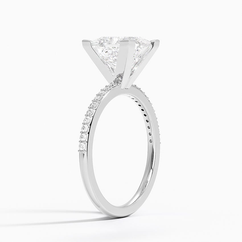 Delicate Shared Prong Diamond Ring - Brilliant Earth