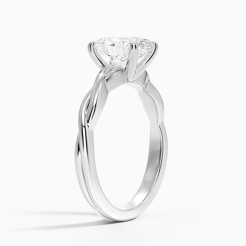 Twisted Vine Engagement Ring - Solitaire