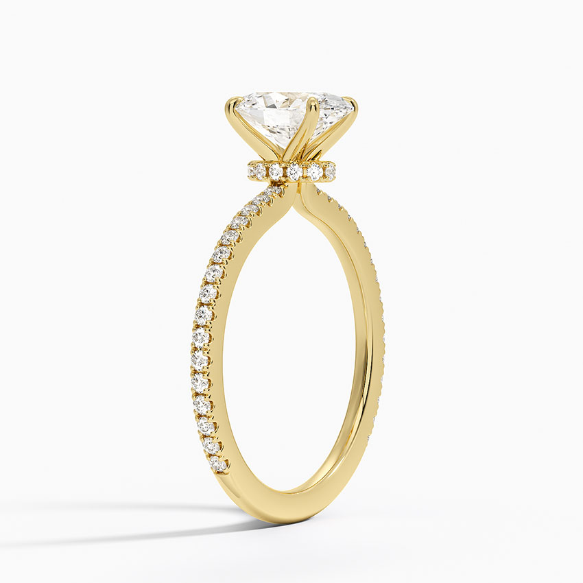 18K Yellow Gold Demi Diamond Ring (1/3 ct. tw.)