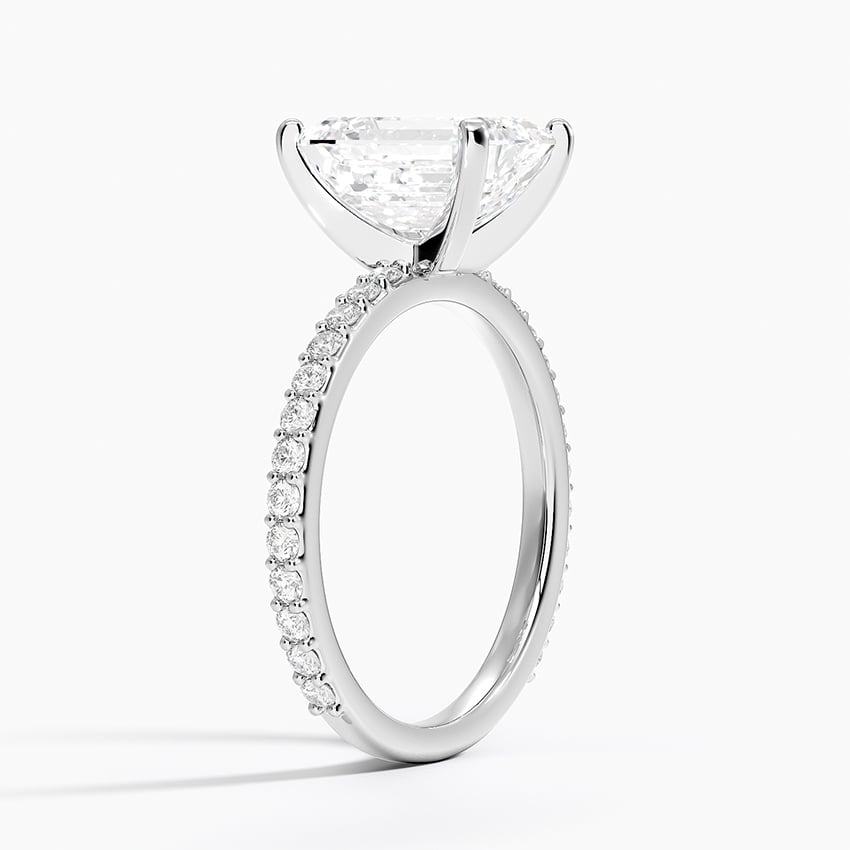 Luxe Petite Shared Prong Diamond Ring