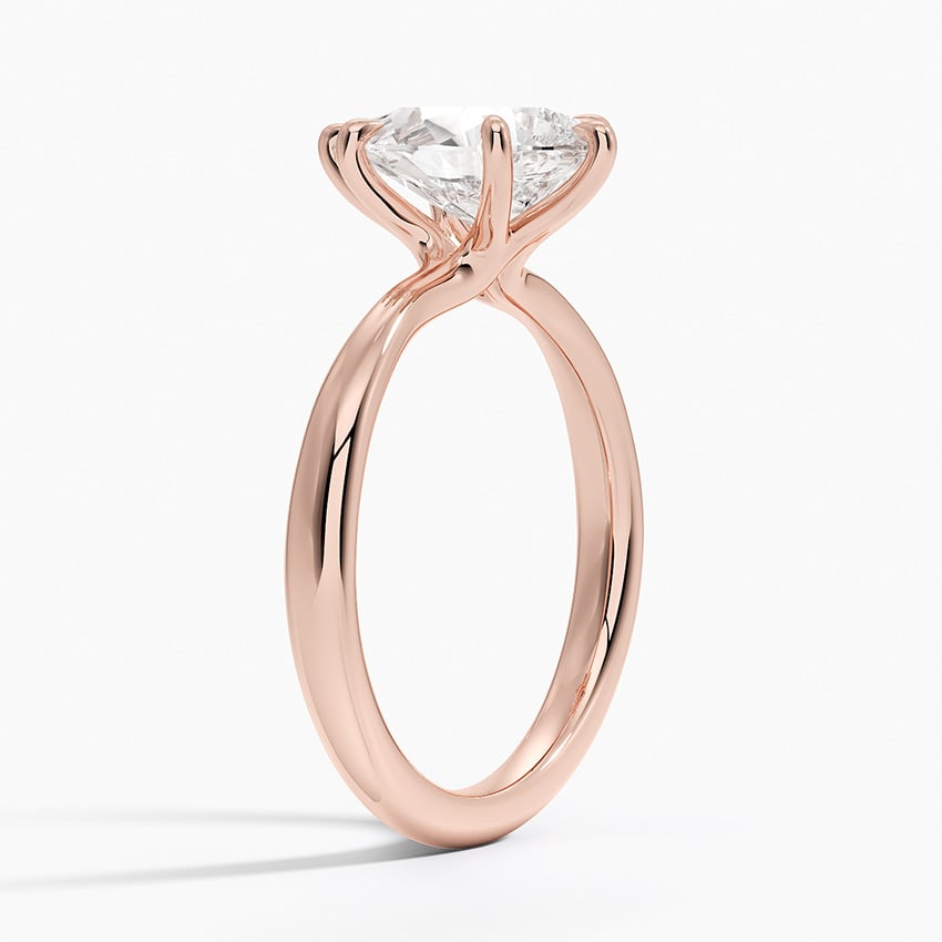 14K Rose Gold Freesia 2.7mm Solitaire Ring