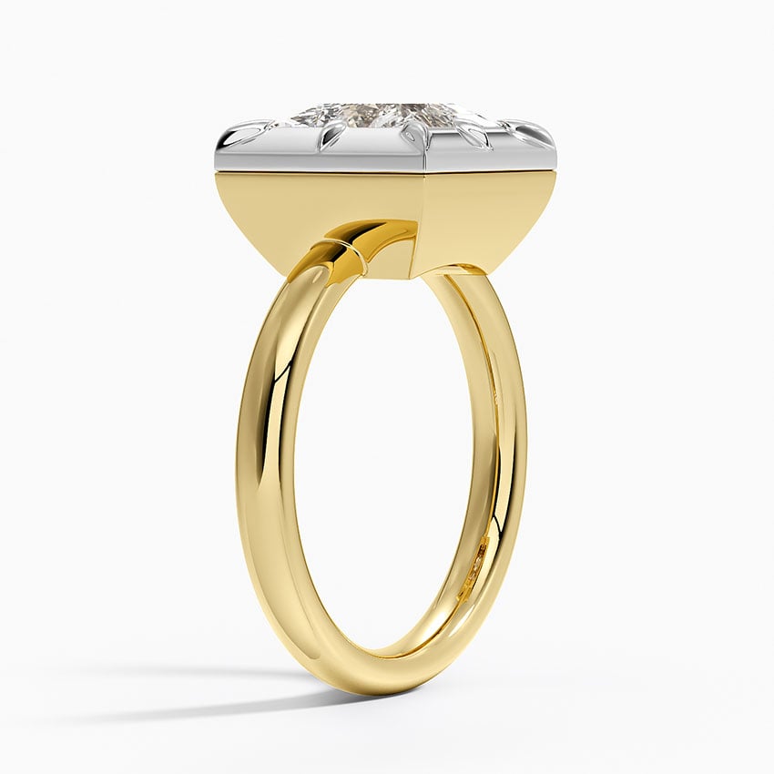 Harper Mixed Metal Solitaire Ring