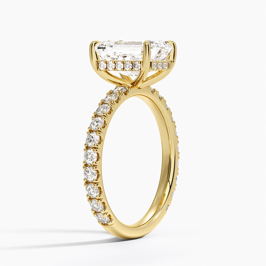 18K Yellow Gold Grand Perfect Fit Three-Quarter Diamond Ring